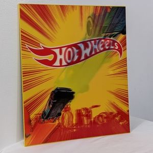 Hot Wheels Lenticular 3D Hanging Wall Sign Decor